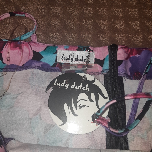 Lady Dutch Floral Dress XL NWT - Picture 4 of 16